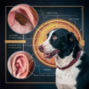 How can I tell the difference between ear mites and ear wax in dogs?
